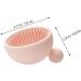minkissy 1pc Silicone Scrub Pad Makeup Tools Braces Cleaner Hair Brush Cleaner Tool Makeup Brush Cleaning Mat Silicone Makeup Brush Mat Makeup Bowl Cleaner Silica Gel Pink Cleaner 7x6.5cm Pink - Buy Online on GoSupps.com
