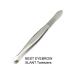 Luxxii Stainless Steel Tweezers Set - Slant Tip & Flat Point (3 Pack) for Hair Plucking and Eyebrow Grooming - Buy Online on GoSupps.com