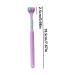 Soft Three-Headed Toothbrush for Kids & Adults - Travel-Friendly Tongue Coating Brush in Purple - Buy Online on GoSupps.com