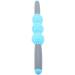 Massage Roller for Legs - Muscle Stick with 5 Spiky Balls for Cellulite Relief | Blue Thigh Arm & Waist Massager - Buy Online on GoSupps.com