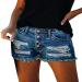 Gufesf Women's Denim Shorts Summer Casual Short Pants High Waisted Jean Shorts White Denim Shorts for Women High Waisted B2-blue X-Large
