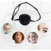 Black Adjustable Concave Shape Eyepatch for Amblyopia - Adult & Kid's Single Eye Mask - Buy Online on GoSupps.com