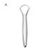 Silver Tongue Scraper Tool - Portable Non-Slip Handle for Effective Tartar Removal | Dental Hygiene Accessories - Buy Online on GoSupps.com