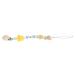 Baby Clip Teething Toy | Washable Silicone Animal Holder - Safe & Lightweight (Yellow) - Perfect Shower Gift - Buy Online on GoSupps.com