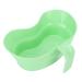 Senior Care tooth-erased basin made of plastic for older bedridden patients vomiting pelvic cup mouthpiece brush teeth plastic vomiting pools green