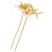 LALAFINA Flower Pearl Hairpin Asian Hair Bridal Hair Clip Flower Hair Accessories Tiara for Bride Wedding Chignon Pin Hair Accessories for Chinese Hair Clip Tool Alloy Miss Manual