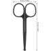 PATKAW Nose Hair Scissors 2 Pack - Stainless Steel Rounded & Blunt Tip Facial Hair Scissors for Eyebrow Nose & Beard Care - Buy Online on GoSupps.com