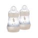 MAM EASY START Anti-Kolik-bottle 2-Set baby bottle for babies from 0-2 months 160 ml sucker river 1 for 0+ months from Skinsoft silicone bio-circular neutral