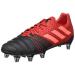 adidas Men's Kakari Elite (sg) Rugby Shoe, Core Black/Signal Coral/Scarlet, 12.5 UK