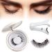 Magnetic Eyelashes Natural Look 1 Pair Reusable Eyelashes No Glue Needed Manga Eyelashes Lashes Kit Easy to Wear and Remove (Natural)