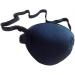 Black Adjustable Eye Mask for Amblyopia & Strabismus - Soft Pirate Eye Patch for Adults & Kids | Visual Acuity Recovery - Buy Online on GoSupps.com