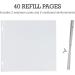 Samsill 12x12 Scrapbook Expansion Refill Pages - 40 Pack Super Heavyweight Clear | Fits Post Bound & 3 Ring Albums | Archival Safe, Acid-Free - Buy Online on GoSupps.com
