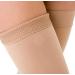 TOFLY Thigh High Compression Stockings (Pair) - Open Toe Opaque Firm Support 20-30mmHg with Silicone Band - Beige 3XL - Buy Online on GoSupps.com