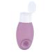 Silicone travel bottle innovative travel shampoo bottle with suction cup portable cosmetic silicone storage bottle for shampoo lotion soap fluids (violet)