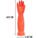 MIN-XL Waterproof Cleaning Glove - Kitchen & Household Cleaning, Dishwashing, Car Wash - Red 45CM-L - Buy Online on GoSupps.com