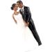 Wedding Cake Topper Resin African American Couple Figurine Centerpiece Decorations for Wedding Anniversary - Buy Online on GoSupps.com