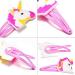 38 Pieces Unicorn Pattern Hair Clips 1.8 inch Anti-slip Snap Hair Clips Barrettes Hairpins for Baby Girls Unicorn Party Supplies - Buy Online on GoSupps.com