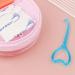 Verdant Touch 3-Layer Denture Box - Multifunctional Retainer Cleaning Case | Portable & Discharge-Proof Storage in Pink - Buy Online on GoSupps.com