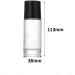 Essenciales Refillable Roll-On Packaging - 50ml Transparent Glass Bottles (2 Pack) - Leak-Proof & Easy to Use - Buy Online on GoSupps.com