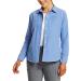 BALEAF Women's Long Sleeve Shirts Hiking Quick Dry UPF 50+ Sun Protection Shirt Nylon Breathable Safari Fishing Shirt Ashleigh Blue Large
