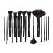 MUBA COSMETICS 18pcs Professional Makeup Brush Set - Face & Eye Brushes with Matte Tubby Storage - Ultra Soft Make Up Brushes for Foundation, Concealer & Eyeshadow - Buy Online on GoSupps.com