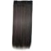 minkissy Straight Clip in Hair Extensions Wigs with Clips Hairclip Hair Extensions Clip Real Hair Extensions Hair Barettes Black Wig Fake Hair Extensions European and American Ponytail - Buy Online on GoSupps.com
