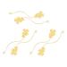 minkissy 3 Pairs Eyelash Curved Lash Tweezer Eyelash for Extensions Eyebrow Eyelash Holder Beauty Salon Supplies Zinc Alloy Auxiliary Tool Fake Eyelashes