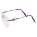 Ranara replacement glasses end tips glasses glasses 1 pair of metal glasses replacement brackets nose bridge purple glasses spare parts for borderless 1-hole glasses frames