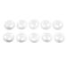10PCs hearing aid coupling single-storey hearing aid earplug-kit earplugs invisible care hearts ear piece open coupling antistatic soft silicone washable breathable (9mm)