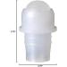 Buy 8ml Clear Glass Roll-On Bottles with Black Caps - 144 Pack | Perfect for Essential Oils & DIY Projects | International Shipping - Buy Online on GoSupps.com