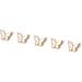 FEIlei 5Piece Colorful Metal Butterfly Nail Decoration Butterfly Charm for DIY Manicure - Buy Online on GoSupps.com
