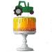 Tractor Cake Topper - Glittery Green Boys Digger Cake Topper - Buy Online on GoSupps.com