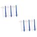 Minkissy 12 StK double -headed toothbrush camping toothbrush toothbrush adult prosthesis brush denture brush mini brush false teeth creative dentures 1 piece (1 Pack) colored - 2x2stk
