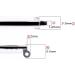 Wekiva Glasses Replacement Bars - Transparent Plastic Spare Parts for Glasses Repair - 1 Pair - Buy Online on GoSupps.com