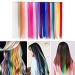 Beauty7 DIY Colored Hair Extensions - Dark Pink Clip-In Highlights for Women (50cm 5 Pieces) - Vibrant Hair Strands for Custom Styling - Buy Online on GoSupps.com