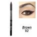 Xiahium Gel Eyeliner - Matte Shimmer Waterproof Cat Eye Makeup Pen - Long Lasting & Smudge-proof - A02-Brown - Buy Online on GoSupps.com