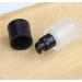 30ml Empty Frosted Glass Refill Bottle - Ideal for Creams Lotions Cosmetics & Travel | Black Dust Cap - Buy Online on GoSupps.com