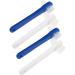 Bristle Toothbrush 4pcs Denture Brush Dual Head Toothbrushes Hard False Teeth Brush Toothbrush for False Teeth Cleaning Dentures