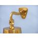 Hanging Ship's Bell Size: 6" H x 4" W x 4" D  Finish: Brass - Buy Online on GoSupps.com