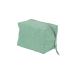 Biozoyg Polly vegan cosmetic bag Size M i M ppchen with zipper made of leather optics paper I cultural bags for cosmetics i organizer make -up pocket made of washable paper - mint 160x100mm mint