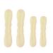 Hair Bun Maker 4 Pieces Magic Foam Sponge Bun Hair Twist Curler Sponge Twister Magic Hair Bun Maker Easy Perfect Bun Tool for Women and Girls (Beige)