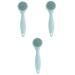 3 Sets Cleansing Brush Silicone Facial Scrubber Deep Cleaning Brush Face Exfoliator Brush Face Silicone Scrubber Facial Scrubber for Face Skin Pore Silica Gel Care Brush Frosted