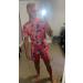 UNIFACO Men's Flag Print Short Sleeve Romper with Zipper, Summer Overall, S-XXL - Buy Online on GoSupps.com