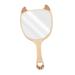 FOMIYES Wooden Handle Vanity Mirror Travel Makeup Mirror Handheld Mirror for Women Wood Handheld Mirror Miss Wooden Mirror Make up