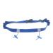 Running number belt with elastic gel loop and reflective strip for runners Cyclists Triathlete Start number belts Start number belts with a bag Start number belt nutritional belt Blue
