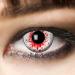 Buy Colored White Zombie Contact Lenses with Red Blood Splashes | Halloween Bloodshot Lenses for Dracula Look - Buy Online on GoSupps.com