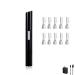 Sonic Smooth Eyebrow Trimmer Precision Rechargeable Electric Facial Hair Remover for Women with Comb No Pulling Sensation and Painless Suitable for Face Chin Neck Upper Lip(Black)