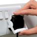 Pulg plug puller makes it easier to remove plugs from awkward sockets even with weaker / arthritic hands