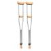 Adult Crutches 2pcs Underarm Crutches for Adults Aluminum Height Adjustable Armpit Crutches Men Women's Crutches Non-Slip Handy Cane Convenient Independence Small
