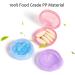 Portable Opret Tablet Box - Compact Pill Organizer for Vitamins & Fish Oil (3 Compartment Blue/Purple/Pink) - Buy Online on GoSupps.com